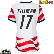 United States Malik Tillman #17 Replica Home Shirt Ladies World Cup 2026 Short Sleeve